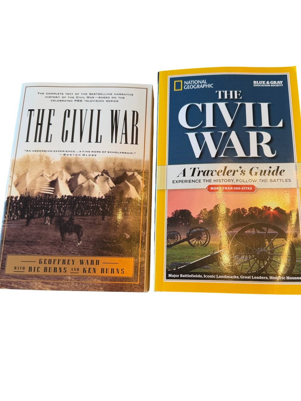 National Geographic “The Civil War Travelers Guide” W/ Second Book Free